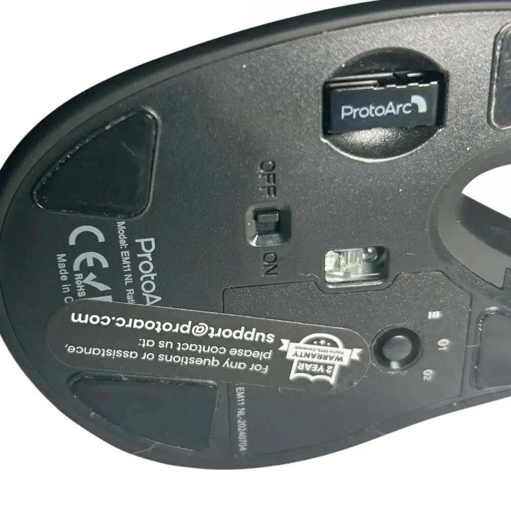 ProtoArc Ergonomic Vertical Mouse, EM11 NL Bluetooth Mouse Wireless - Tested